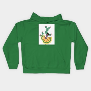 Cacti Girl Kids Hoodie